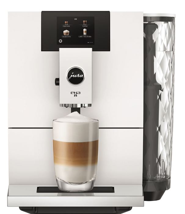 Jura Ena 8 Automatic Coffee Machine - NORDIC WHITE